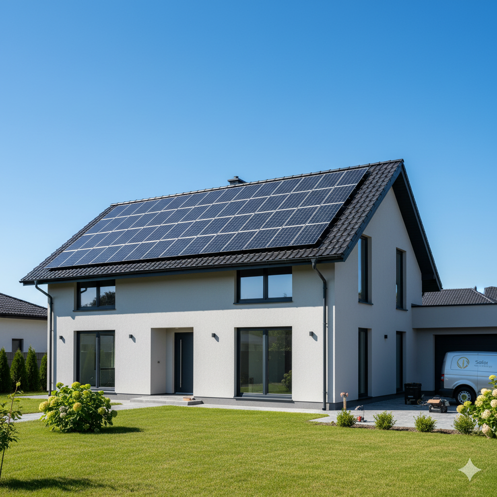 Реалізований проєкт СЕС 10 кВт у с. Гатне