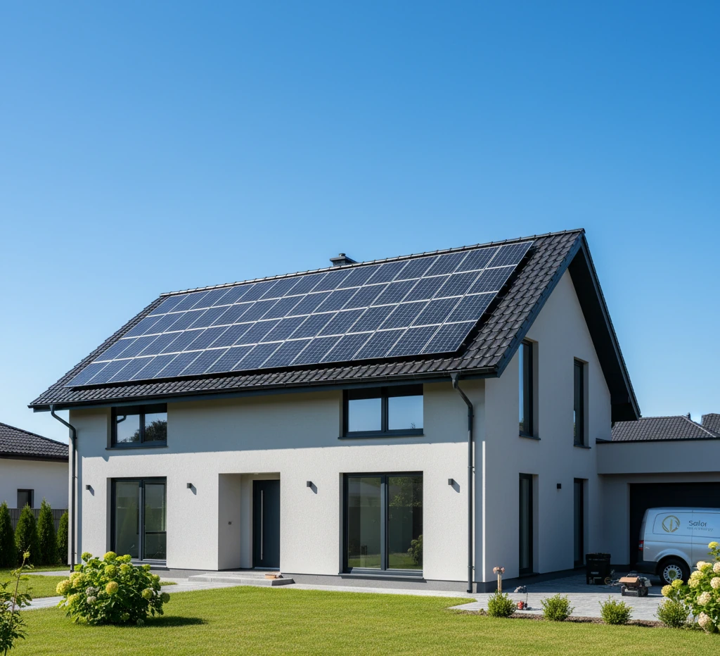 Реалізований проєкт СЕС 10 кВт у с. Гатне