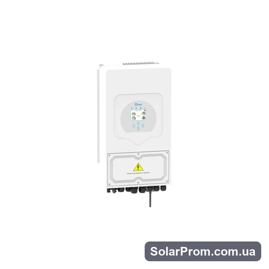 Гібридний інвертор SUN-06K-SG05LP1-EU Deye WiFi (6 kW, 1 фаза, 2 MPPT, LV) в каталозі SolarProm