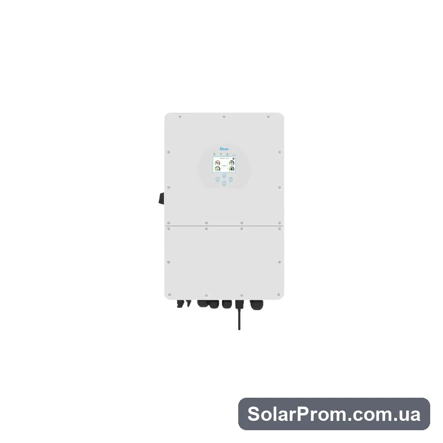 Гібридний інвертор SUN-15K-SG01HP3-EU-AM2 Deye WiFi (15 kW, 3 фази, 2 MPPT, HV) в каталозі SolarProm