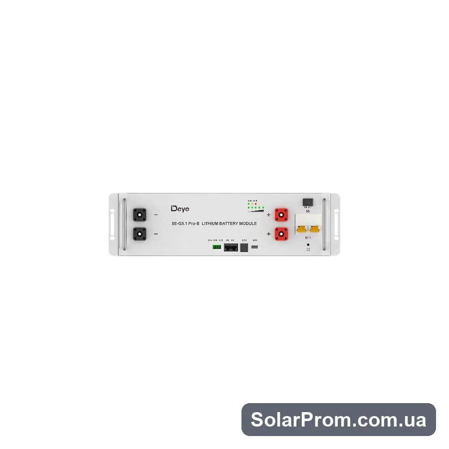 Акумуляторна батарея SE-G5.1 Pro-B Deye (LiFePO4 51,2V 100Ah 5,12kWh) в каталозі SolarProm