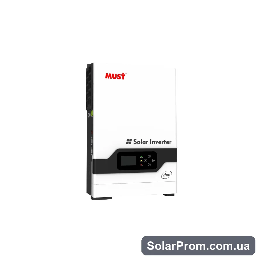 Гібридний інвертор PH18-5048 Plus Must (5 kW, 1 фаза, 1 MMPT) - сторінка товару SolarProm
