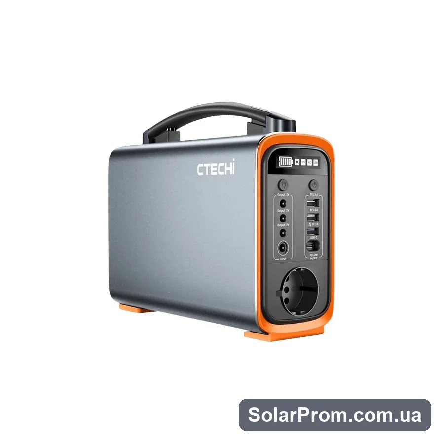 Портативна зарядна станція GT200 Pro Portable Power Station CTECHi (200W 320Wh AC220V EU) в каталозі SolarProm
