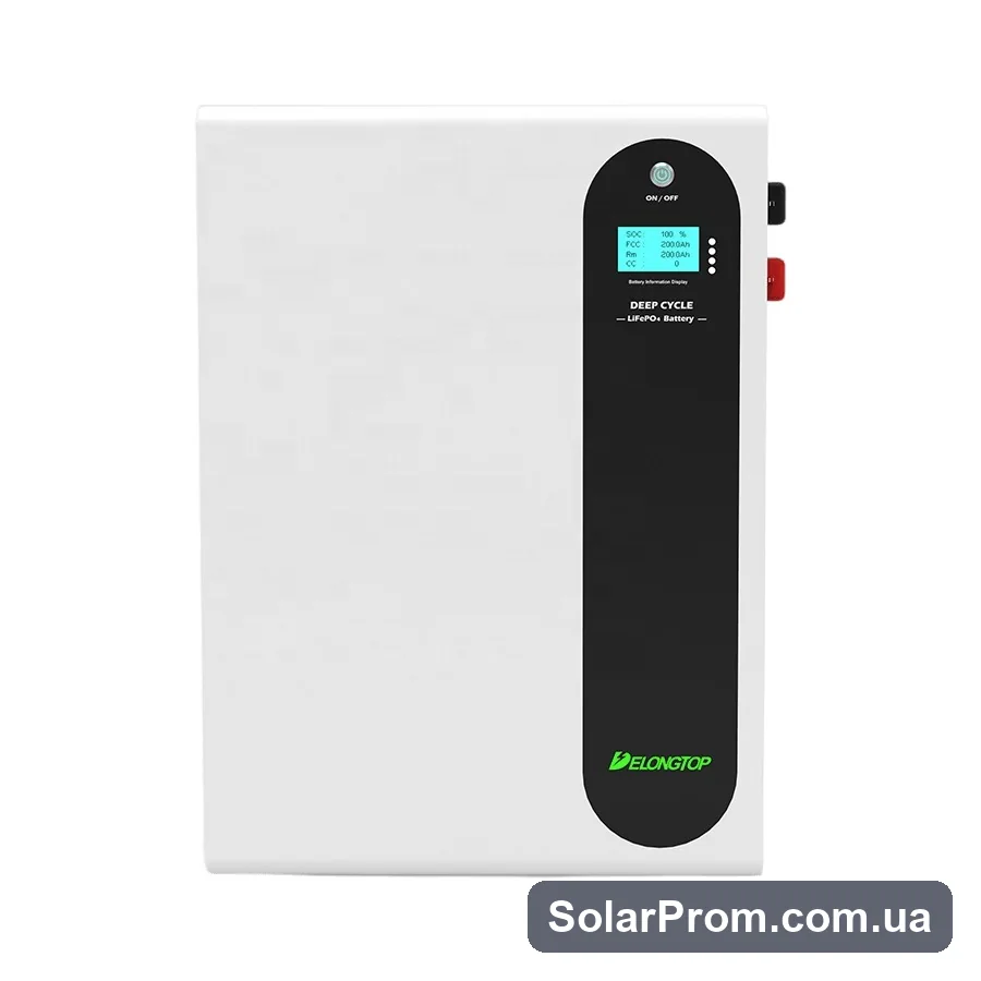 Акумуляторна батарея LFP-51200-A Delong (LiFePO4 51,2V 200Ah 10kWh) в каталозі SolarProm