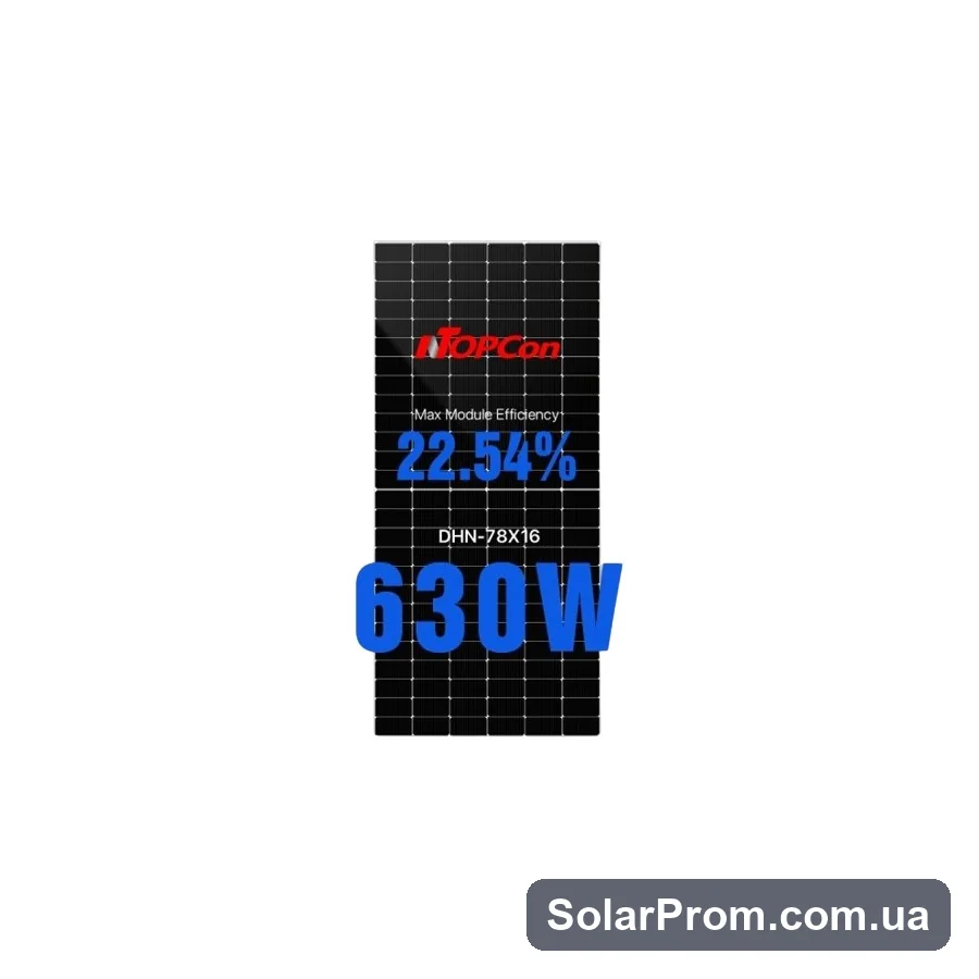 Сонячна панель DHN-78X16DG-(630W) DAH Solar в каталозі SolarProm