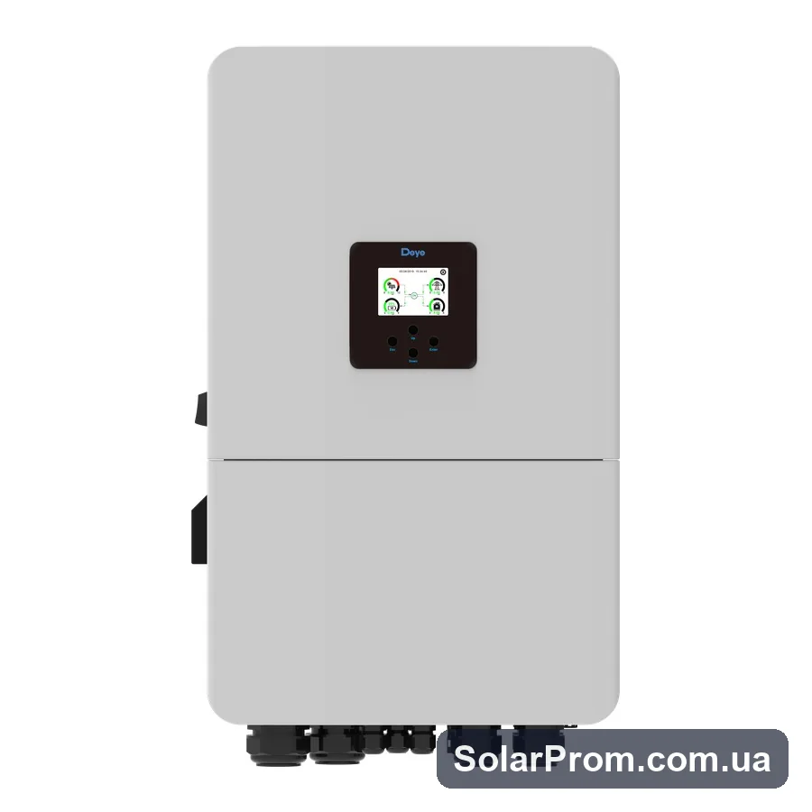 Гібридний інвертор SUN-15K-SG05LP3-EU-SM2 Deye WiFi (15 kW, 3 фази, 2 MPPT, LV) в каталозі SolarProm