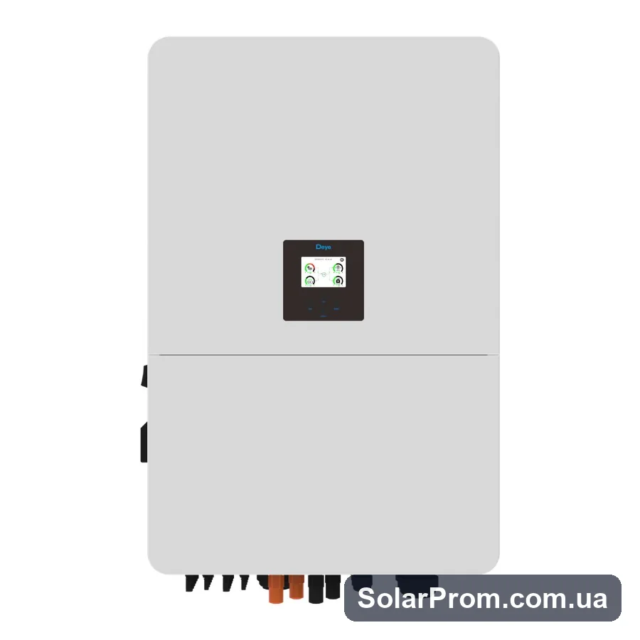 Гібридний інвертор SUN-75K-SG02HP3-EU-EM6 Deye WiFi (75 kW, 3 фази, 6 MPPT, HV) в каталозі SolarProm