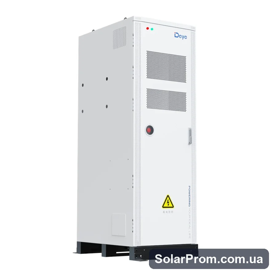 Система зберігання енергії GE-F60 Deye Outdoor Cabinet ESS (High-Voltage 60 kW LiFePO4 51,2V 100Ah 614.4Wh) в каталозі SolarProm
