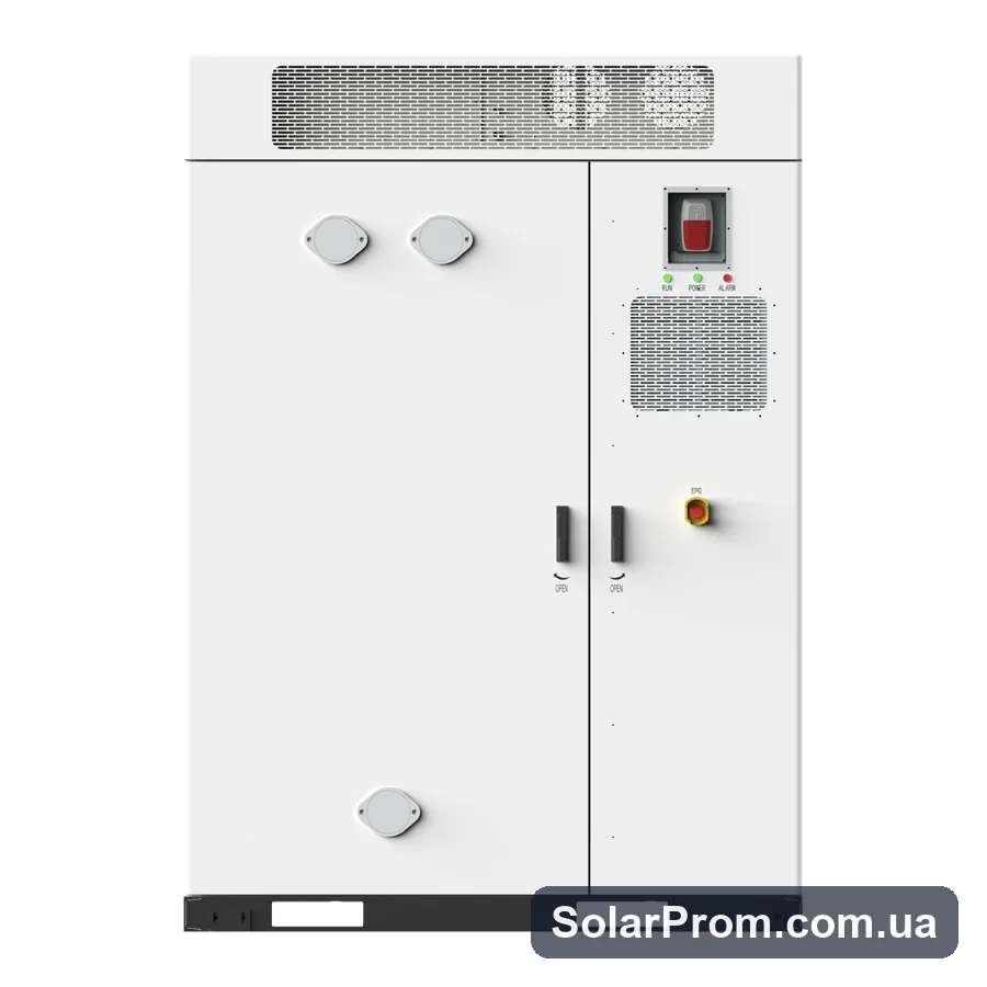 Система зберігання енергії Deye MS-GS215-2H3 (100 kW (380/400Vac, 50/60Hz)HV 215kWh LiFePO4) в каталозі SolarProm