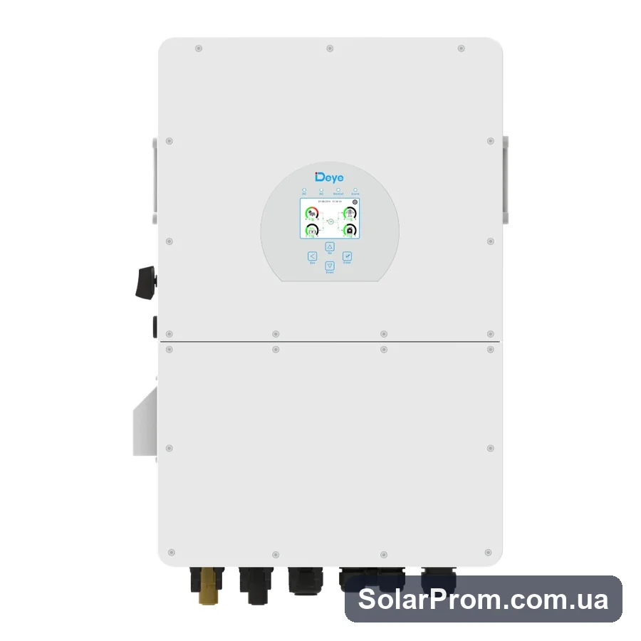 Гібридний інвертор Deye SUN-30K-SG02HP3-EU-AM2 WiFi (30 kW, 3 фази, 3 MPPT, HV) в каталозі SolarProm