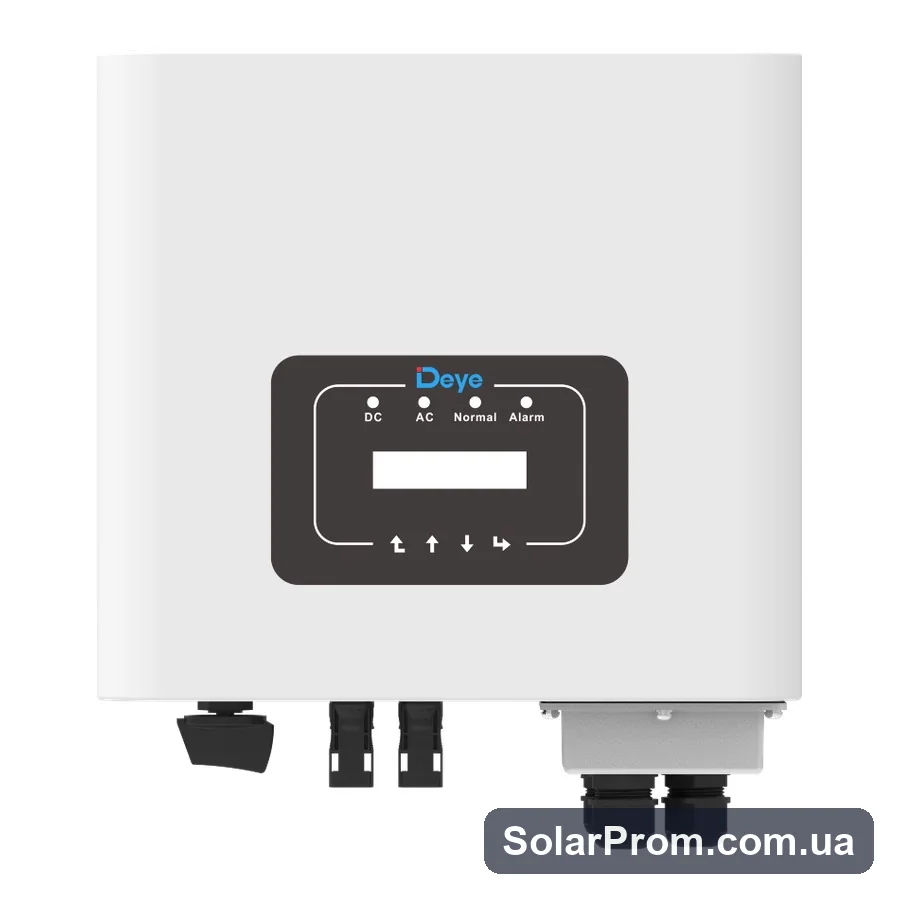 Мережевий інвертор SUN-06K-G Deye WiFi (6 kW, 1 фаза, 2 MPPT) в каталозі SolarProm