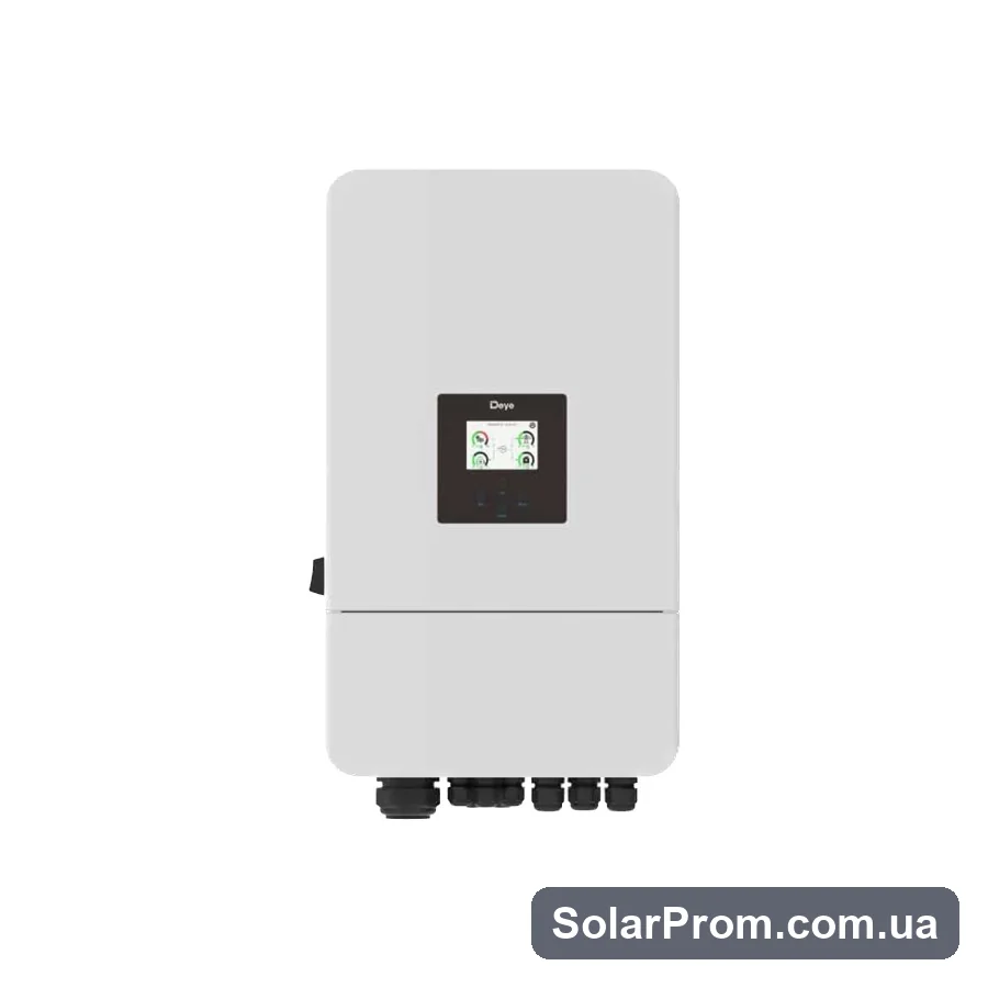 Гібридний інвертор SUN-12K-SG05LP3-EU-SM2 Deye WiFi (12 kW, 3 фази, 2 MPPT, LV) в каталозі SolarProm