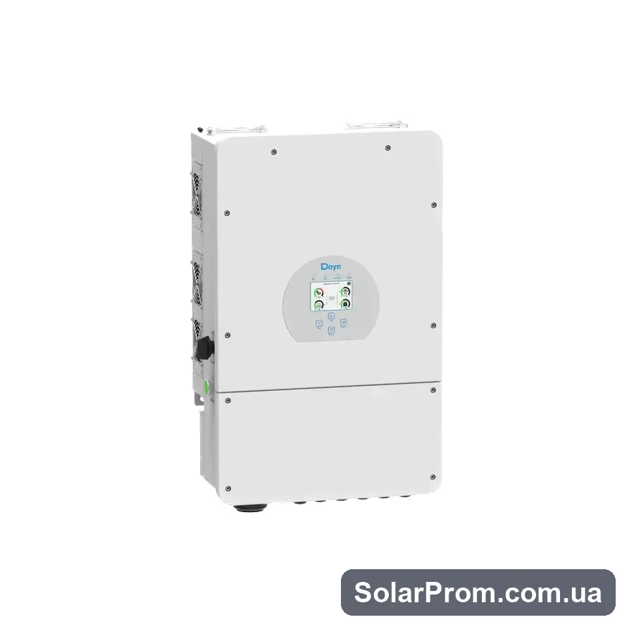 Гібридний інвертор SUN-08K-SG05LP1-EU DEYE WIFI (8 KW, 1 ФАЗА, 2 MPPT, LV) в каталозі SolarProm