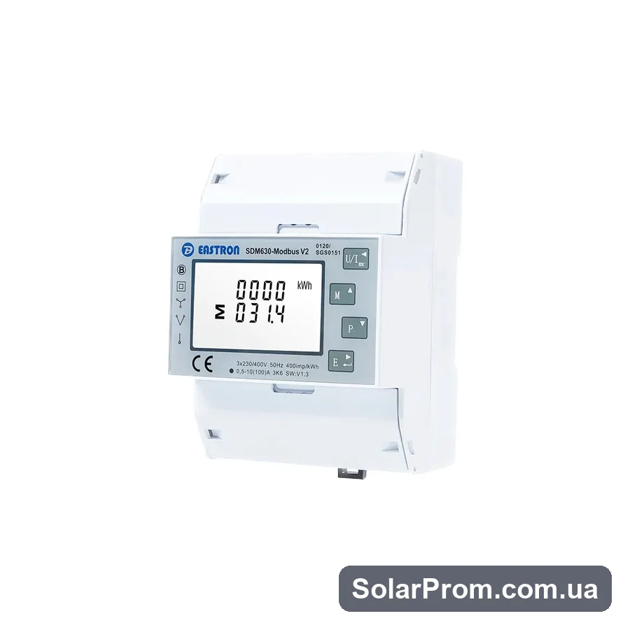 Лічильник електроенергії SDM 630MCT Eastron - сторінка товару SolarProm