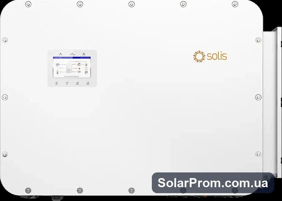 Гібридний інвертор S6-EH3P125K10-HV-YD-H Solis  (125 kW, 3 фази, 10 MPPT, HV) в каталозі SolarProm