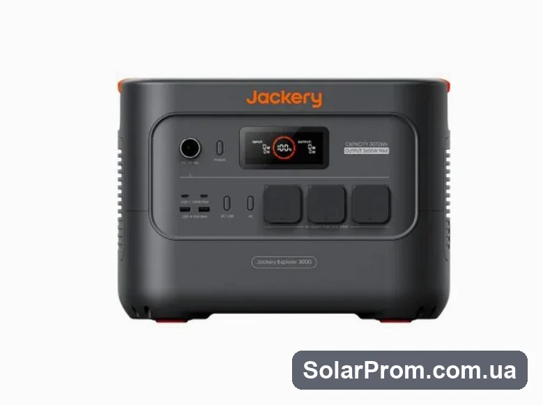 Портативна зарядна станція Jackery Explorer 3000 v2 (3072 Вт·год, 3600 Вт, LiFePO4) в каталозі SolarProm