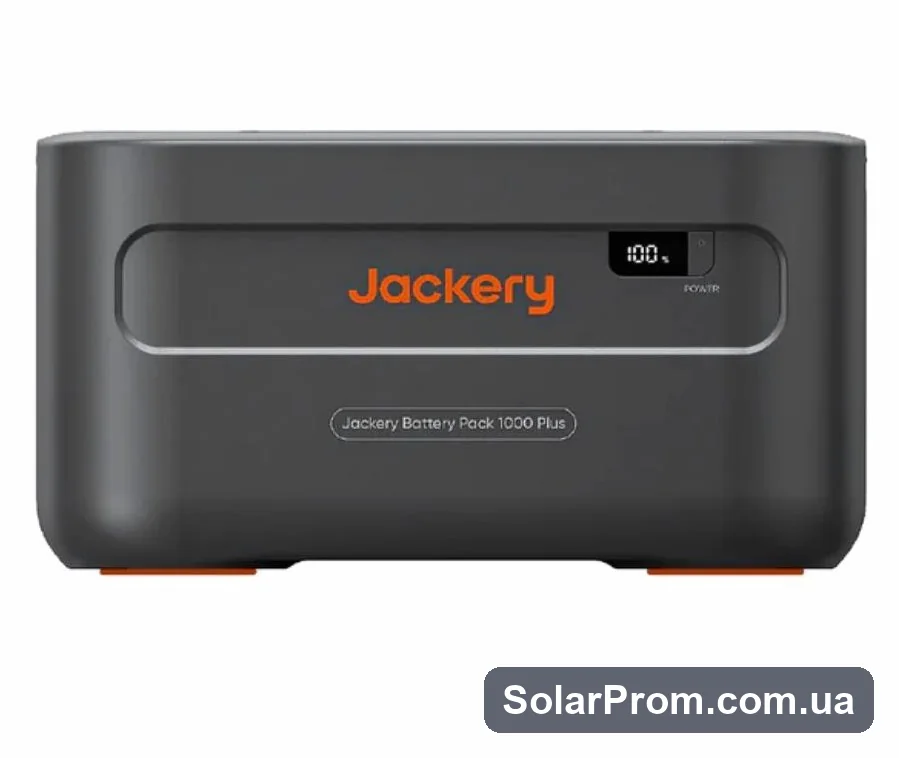 Додатковий акумулятор Jackery Battery Pack 1000 Plus (1264 Вт·год, LiFePO4) в каталозі SolarProm